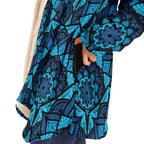 All Blue East Serenity Cloak-Microfleece Cloak - AOP