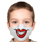 Big Smile Face Mask-Fashion Face Mask - AOP