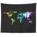 Rainbow World Tapestry-