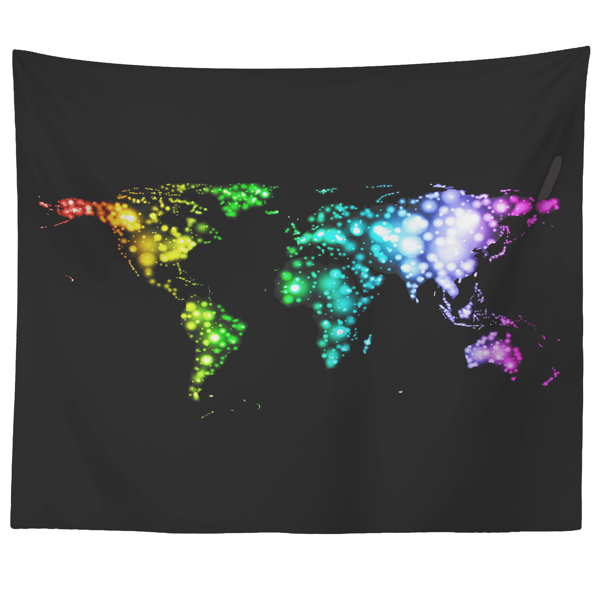 Rainbow World Tapestry-