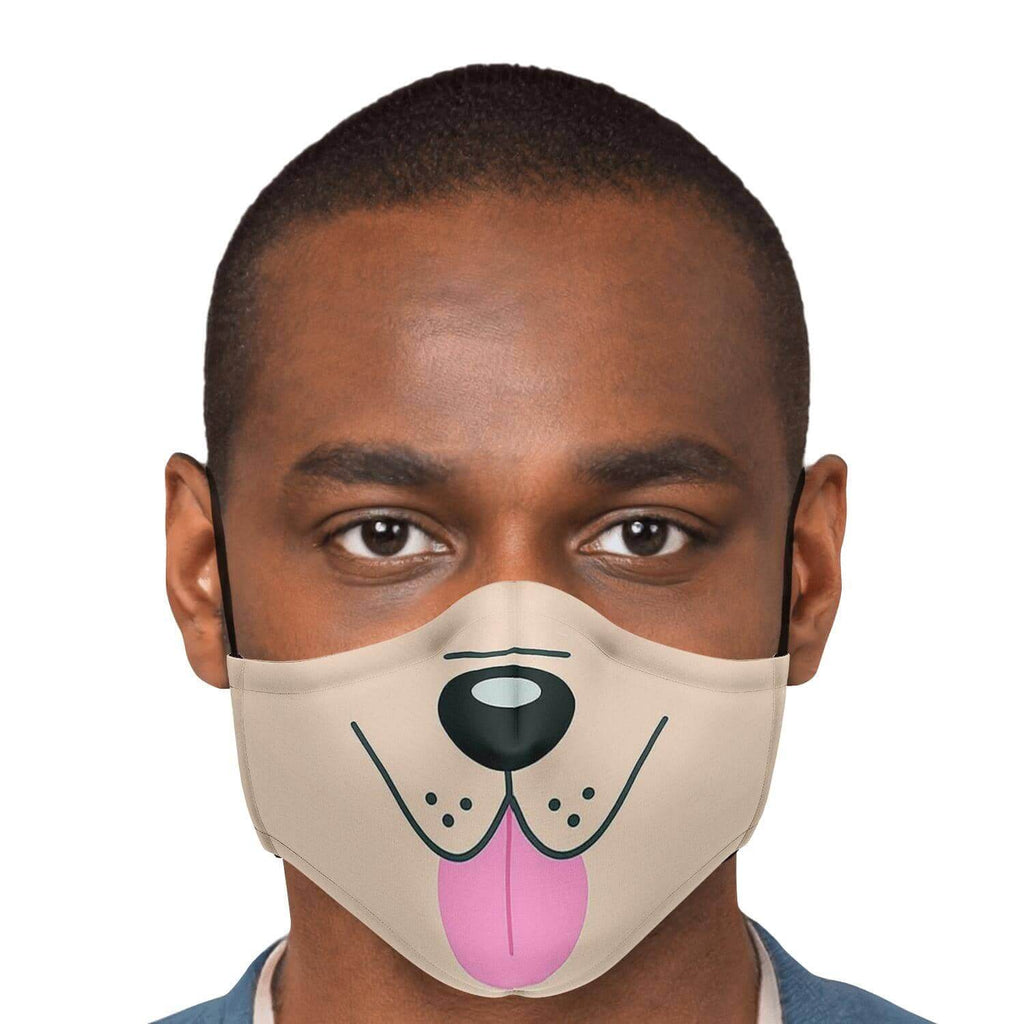 Dog Tongue Face Mask-Fashion Face Mask - AOP