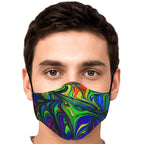 Abstract Colors Printed Face Mask-Fashion Face Mask - AOP