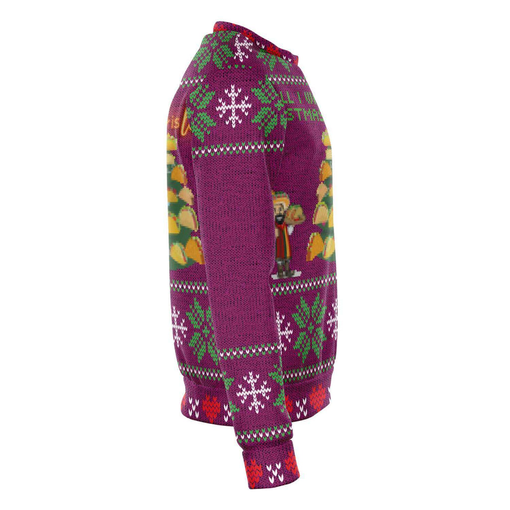 'A Taco Christmas' Ugly Christmas Sweater-Ugly Christmas Sweater