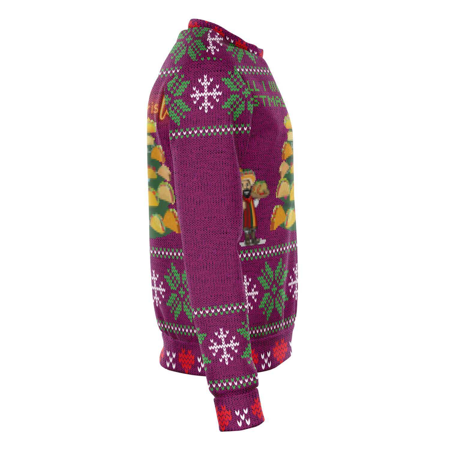 'A Taco Christmas' Ugly Christmas Sweater-Ugly Christmas Sweater