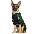 Custom Ugly Christmas Sweaters for Dogs-Fashion Dog Zip-Up Hoodie - AOP