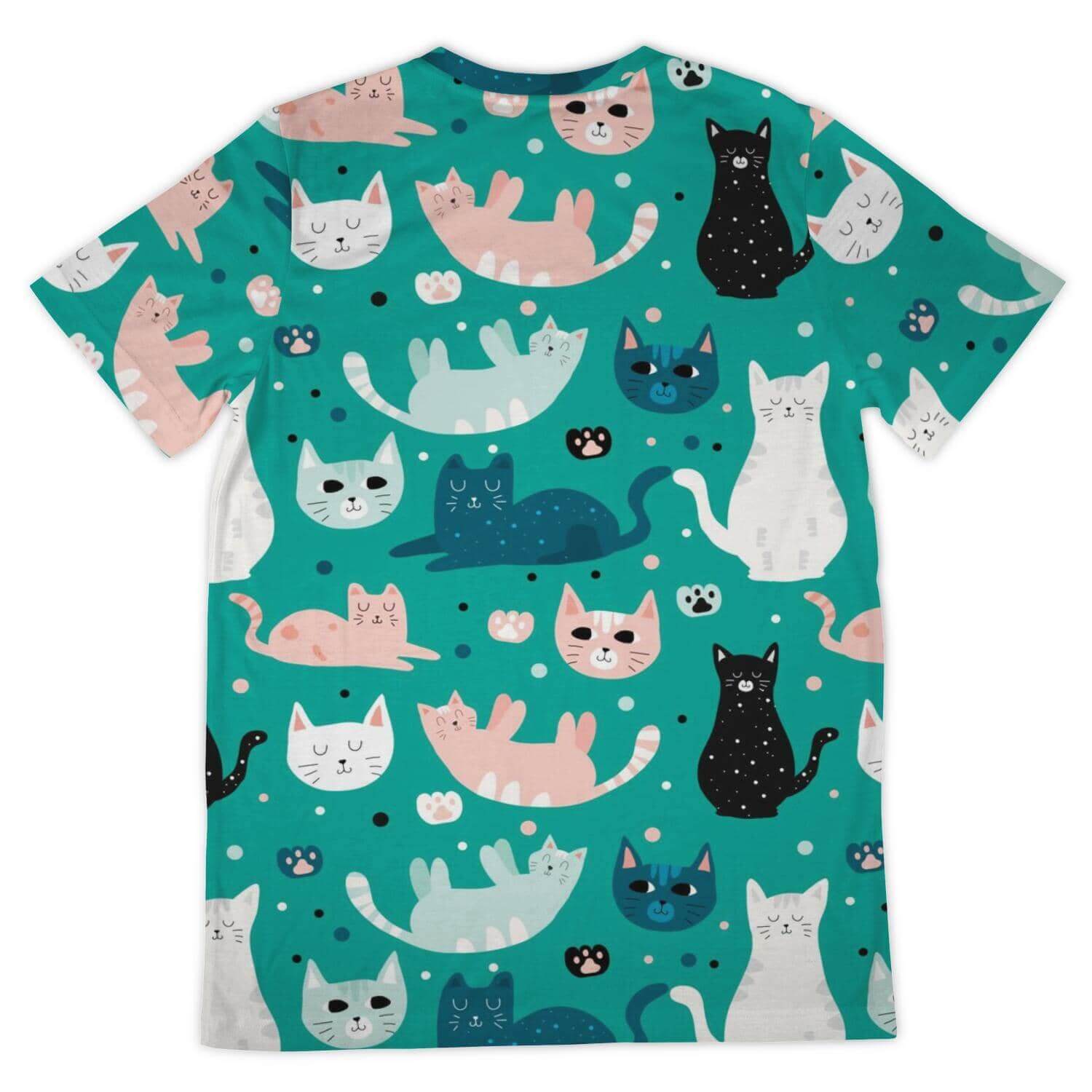 Green Cat Shirt-Shirt
