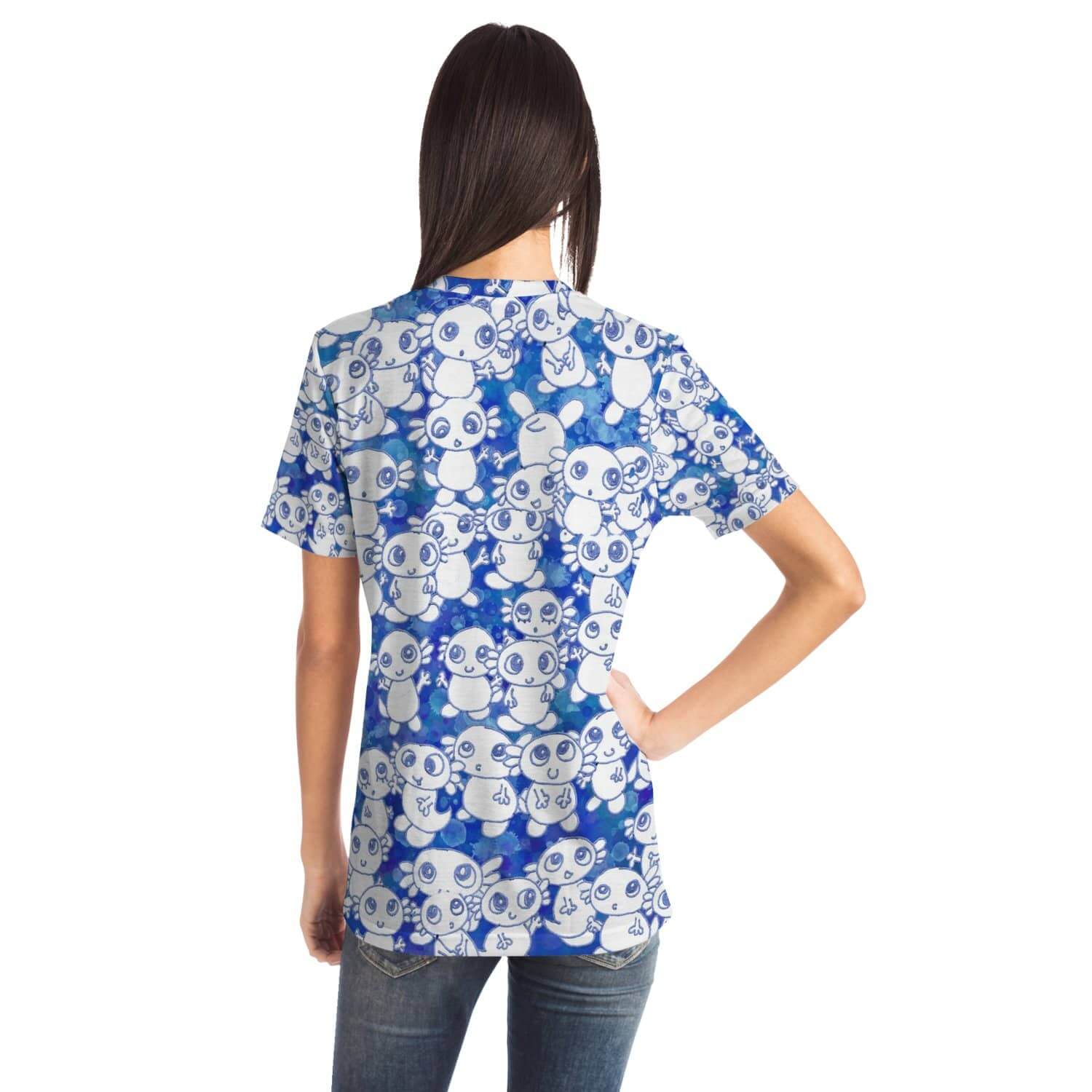 Blue Axoltl Party T Shirt-