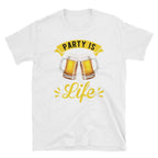 Beer Party is Life Unisex T-Shirt 2-Shirts & Tops