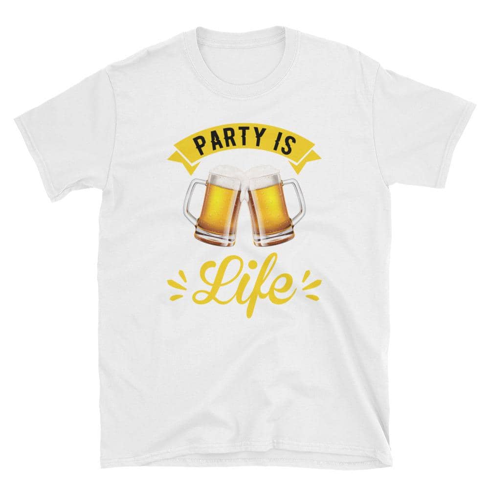 Beer Party is Life Unisex T-Shirt 2-Shirts & Tops