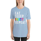 Eat Sleep Party Repeat Unisex T-Shirt-Shirt