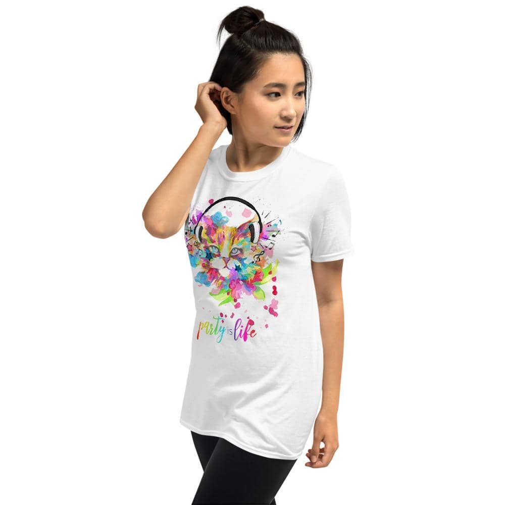 Watercolor Musicat Unisex T-Shirt-Shirt
