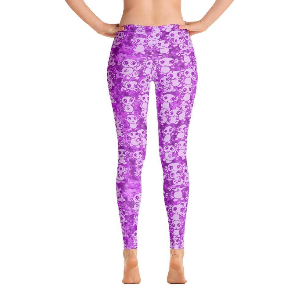 Pink Party Axolitl Leggings-Leggings