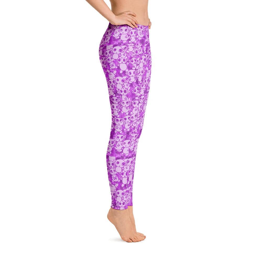 Pink Party Axolitl Leggings-Leggings