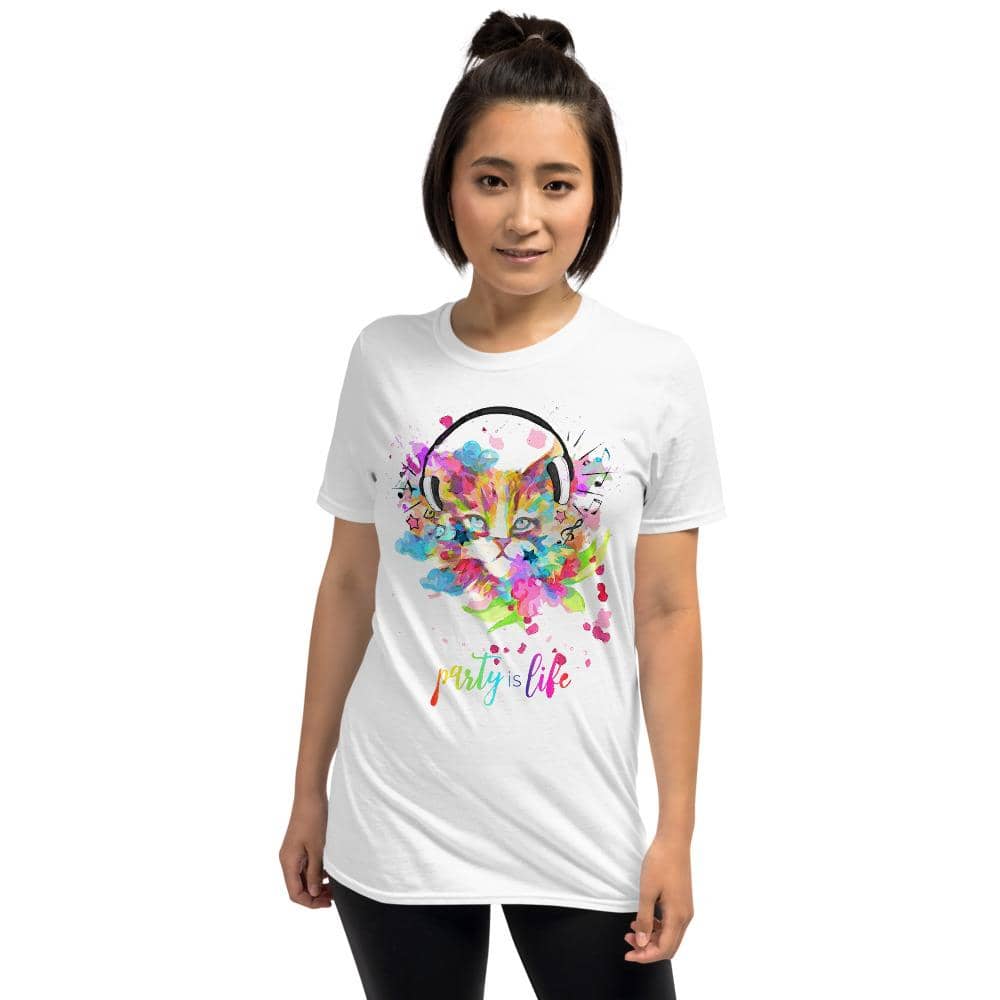 Watercolor Musicat Unisex T-Shirt-Shirt
