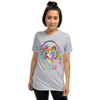 Watercolor Musicat Unisex T-Shirt-Shirt