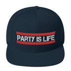 RUN Party is Life Snapback Hat-Head Gear