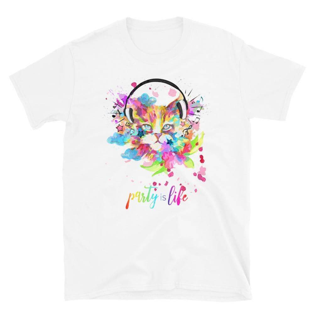 Watercolor Musicat Unisex T-Shirt-Shirt
