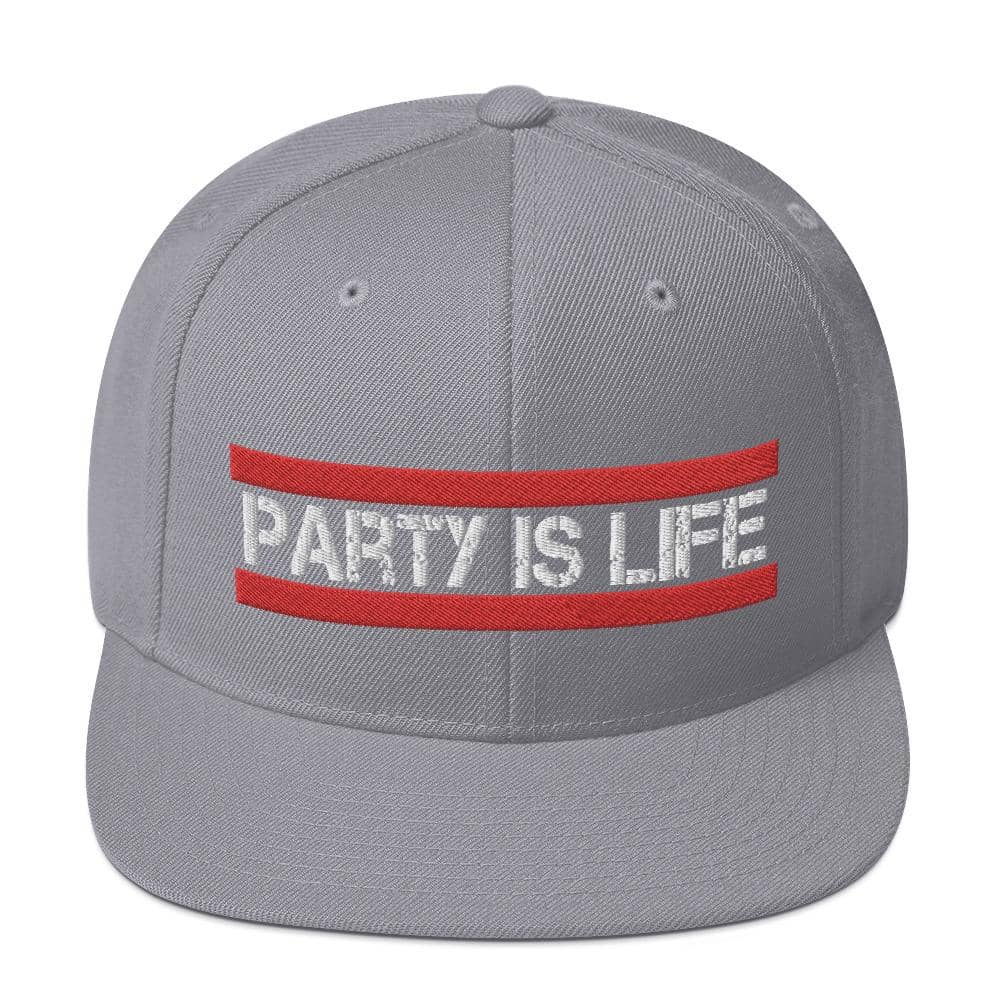 RUN Party is Life Snapback Hat-Head Gear