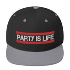 RUN Party is Life Snapback Hat-Head Gear