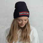 RUN Party is Life Cuffed Beanie-Head Gear