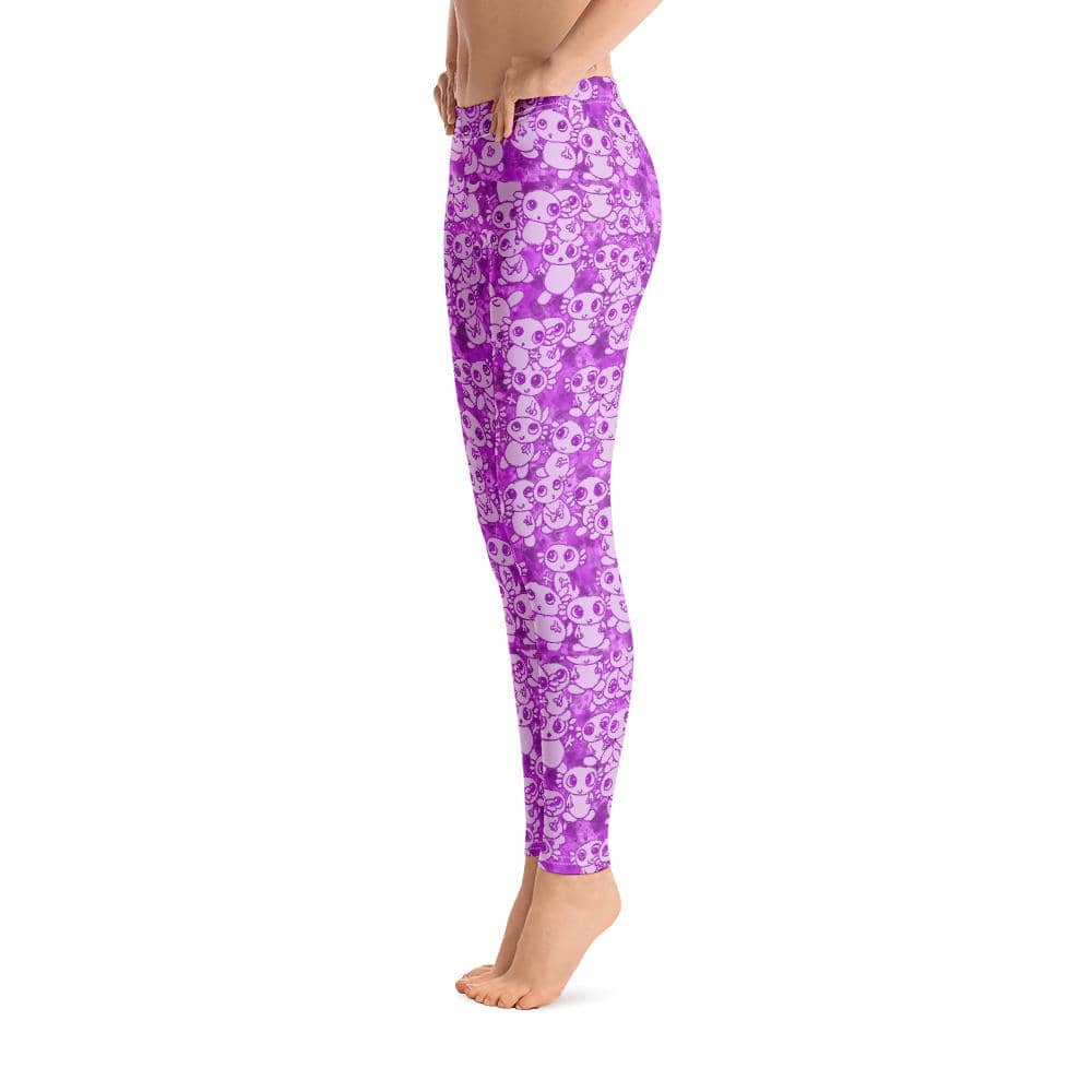 Pink Party Axolitl Leggings-Leggings