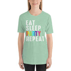 Eat Sleep Party Repeat Unisex T-Shirt-Shirt