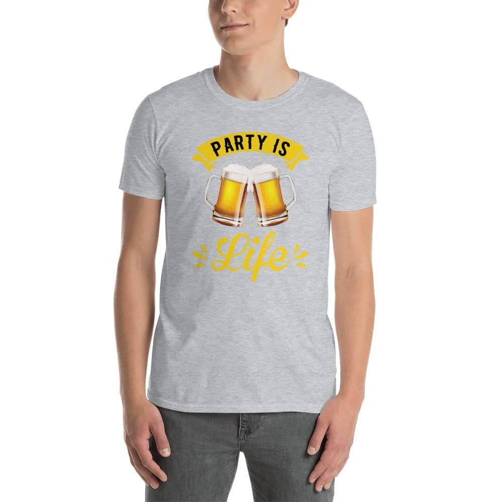 Beer Party is Life Unisex T-Shirt 2-Shirts & Tops