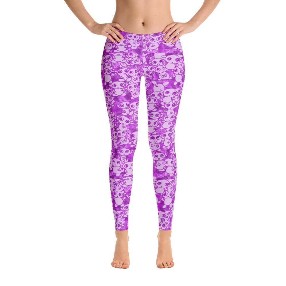 Pink Party Axolitl Leggings-Leggings