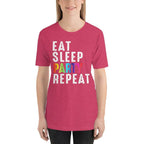 Eat Sleep Party Repeat Unisex T-Shirt-Shirt
