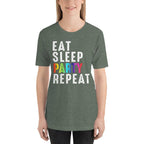 Eat Sleep Party Repeat Unisex T-Shirt-Shirt