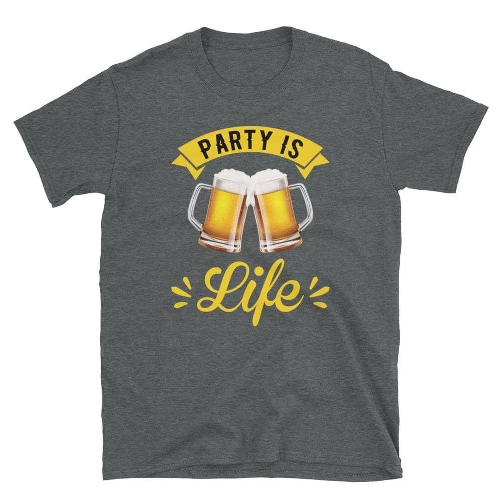 Beer Party is Life Unisex T-Shirt 2-Shirts & Tops