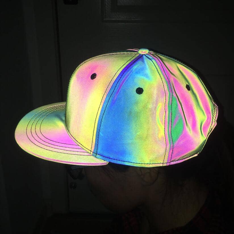 Full Reflective Snapback Cap-Head Gear