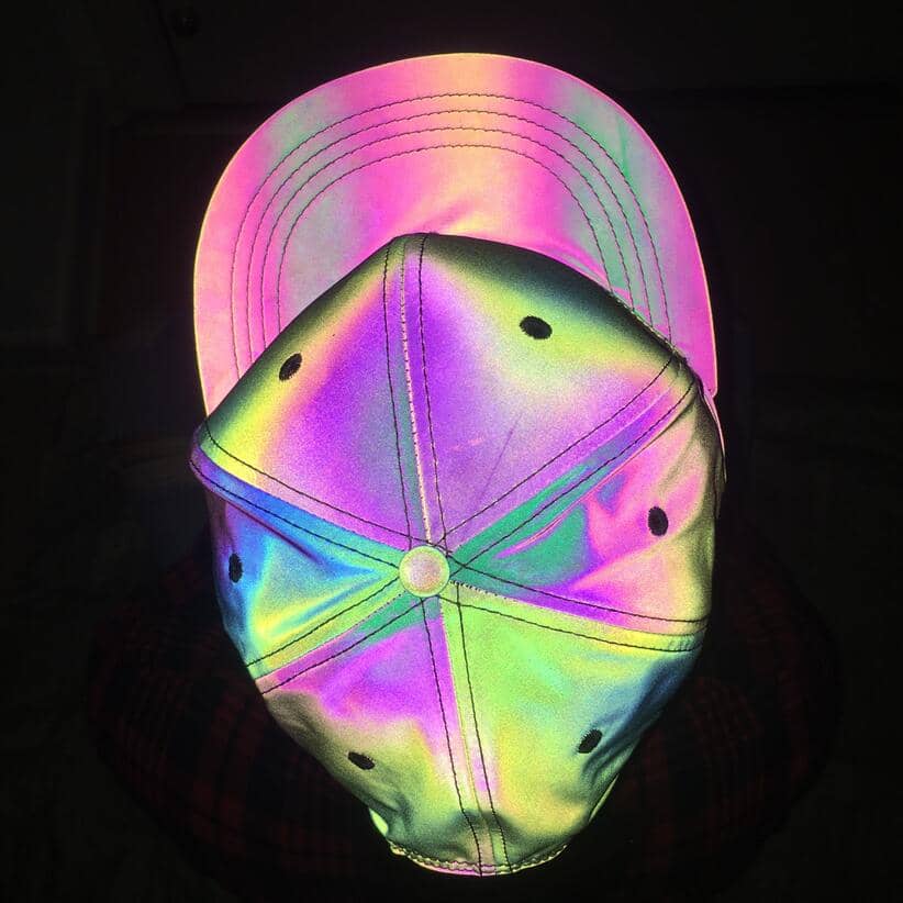 Full Reflective Snapback Cap-Head Gear