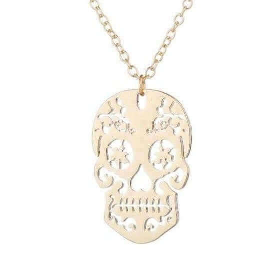 Sugar Skull Necklace-Jewelry