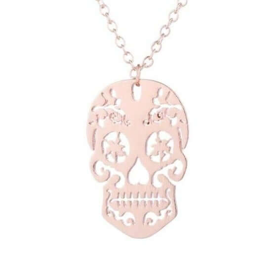 Sugar Skull Necklace-Jewelry