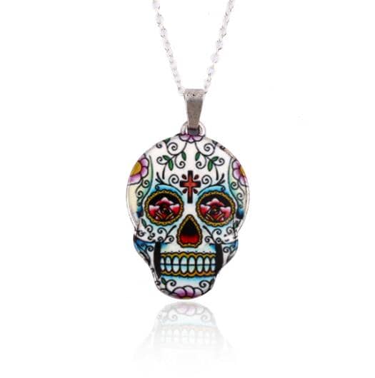 Sugar Skull Necklace-Jewelry