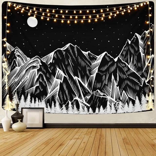 Steep Mountains Tapestry-Decorative Tapestries
