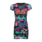 Tie Dye Butterfly Print-Festival Wear