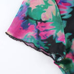 Tie Dye Butterfly Print-Festival Wear