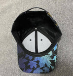 Reflective Maple Leaf Baseball Cap-Head Gear