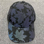 Reflective Maple Leaf Baseball Cap-Head Gear