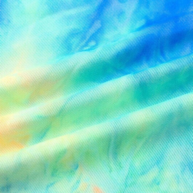 Tie Dye One Shoulder Crop Top-Festival Wear