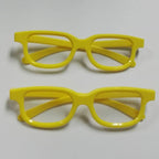 Clear Lensed Heart Diffraction Glasses-Head Gear