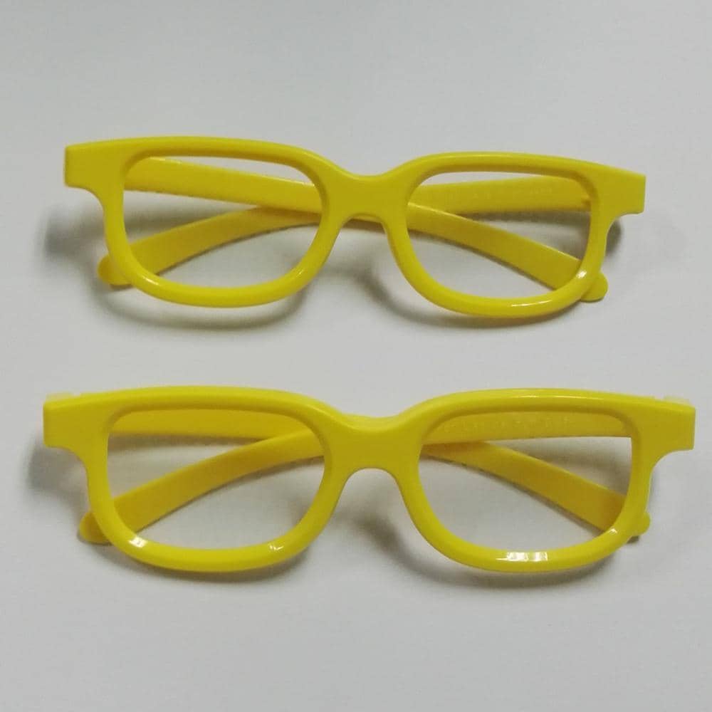Clear Lensed Heart Diffraction Glasses-Head Gear