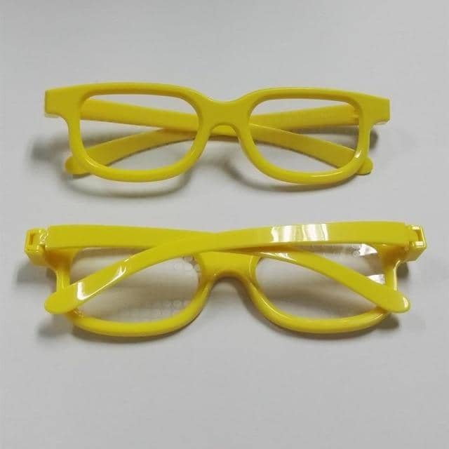 Clear Lensed Heart Diffraction Glasses-Head Gear
