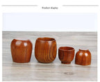 Jujube Wooden Cup Set-Drinkware Sets