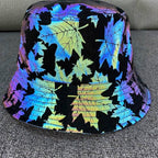 Reflective Maple Leaf Bucket Hat-Head Gear