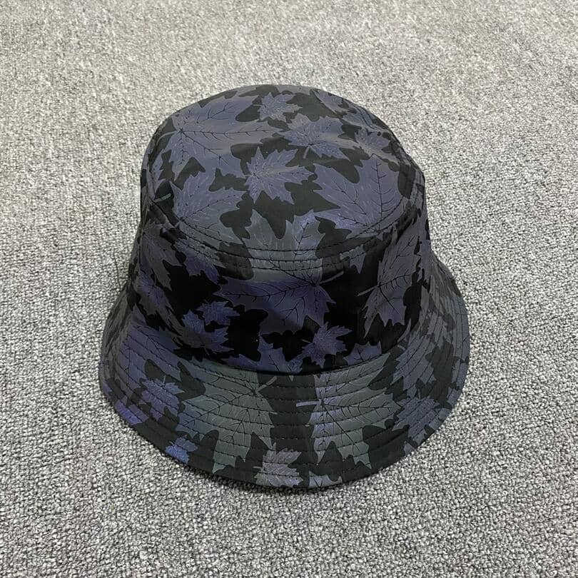 Reflective Maple Leaf Bucket Hat-Head Gear
