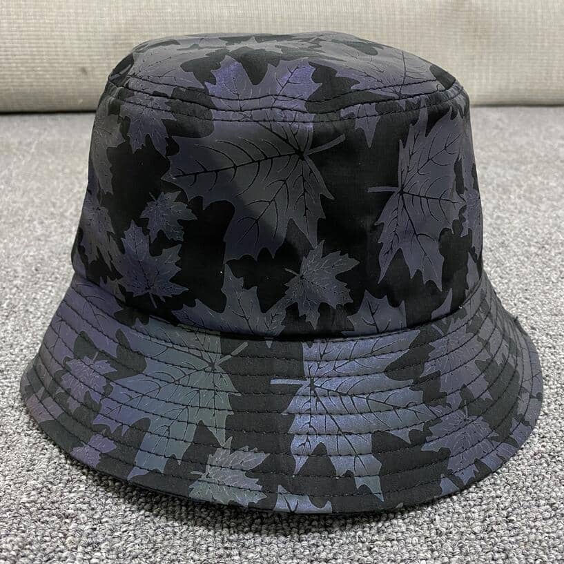 Reflective Maple Leaf Bucket Hat-Head Gear