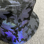 Reflective Maple Leaf Bucket Hat-Head Gear
